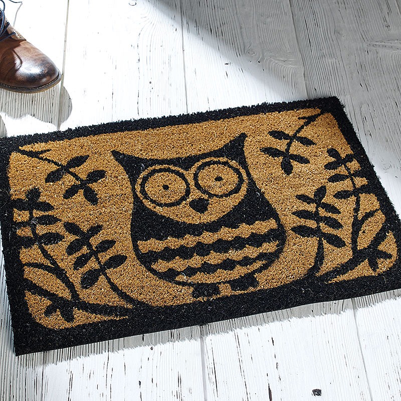 Owl Doormat Culture Vulture Direct