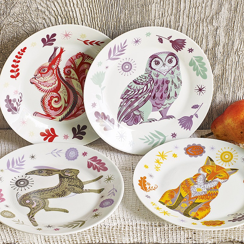 Folk Animal Plates Culture Vulture Direct