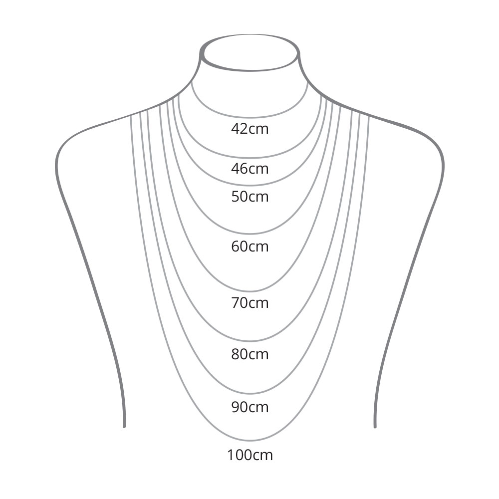 Necklace size guide