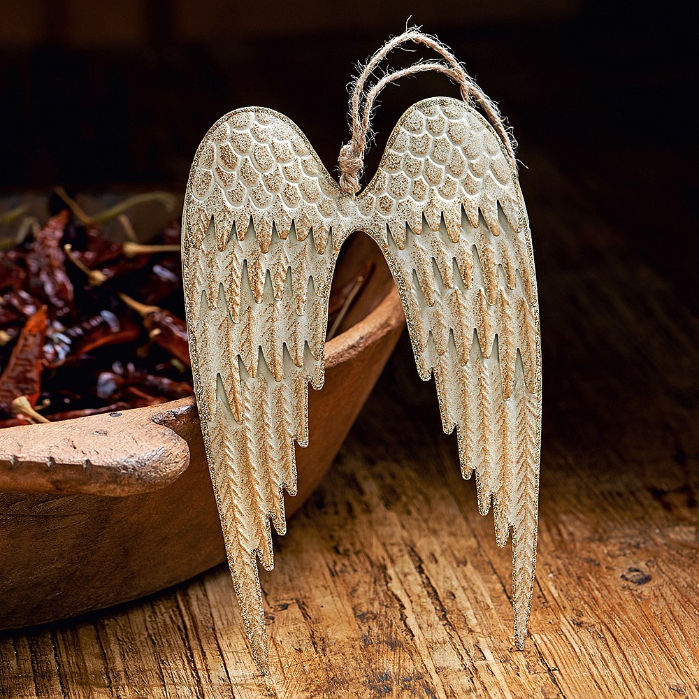 angel wings decoration christmas decorations culture vulture direct angel wings christmas ornament