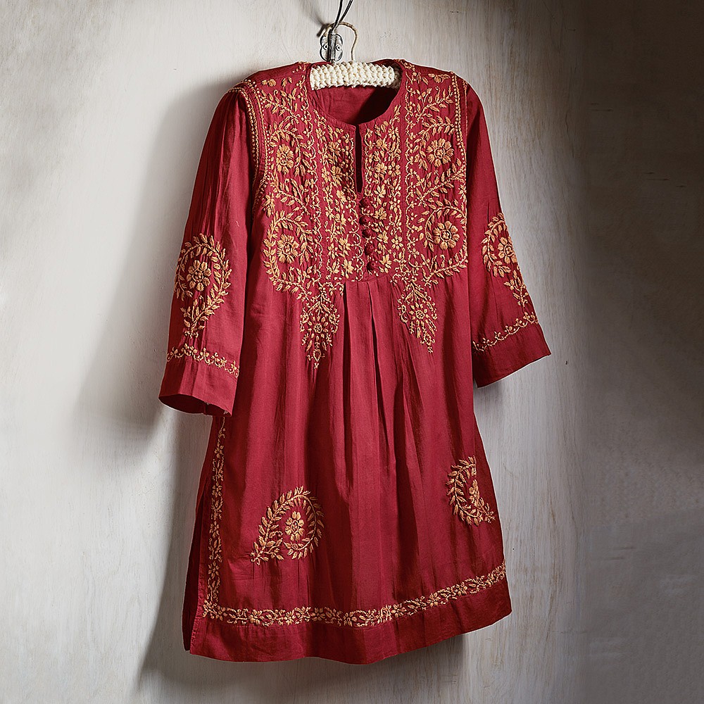 embroidered tunic dress uk