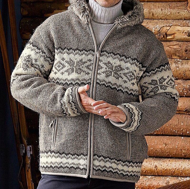 Yukon Hooded Cardigan Men s Clothing Accessories Culture Vulture