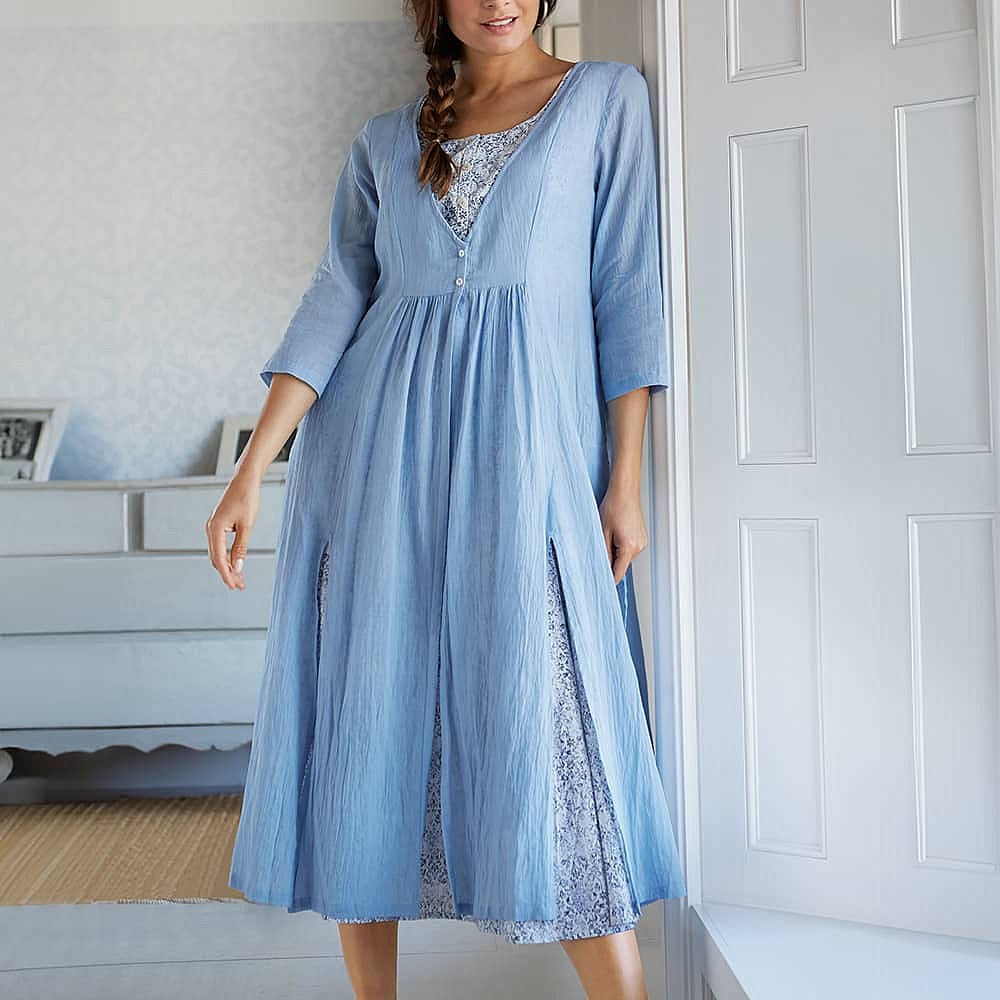 Long cotton linen clearance dresses