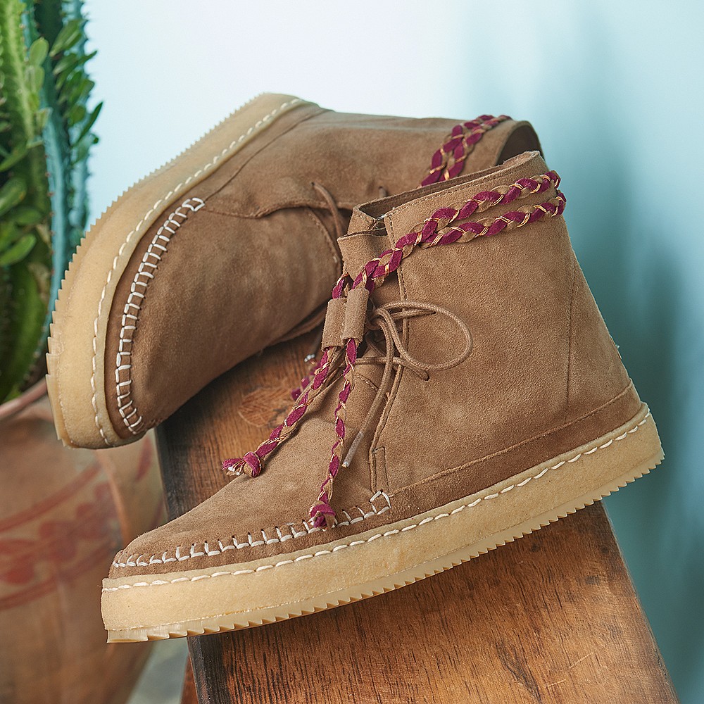 moccasin boots womens uk