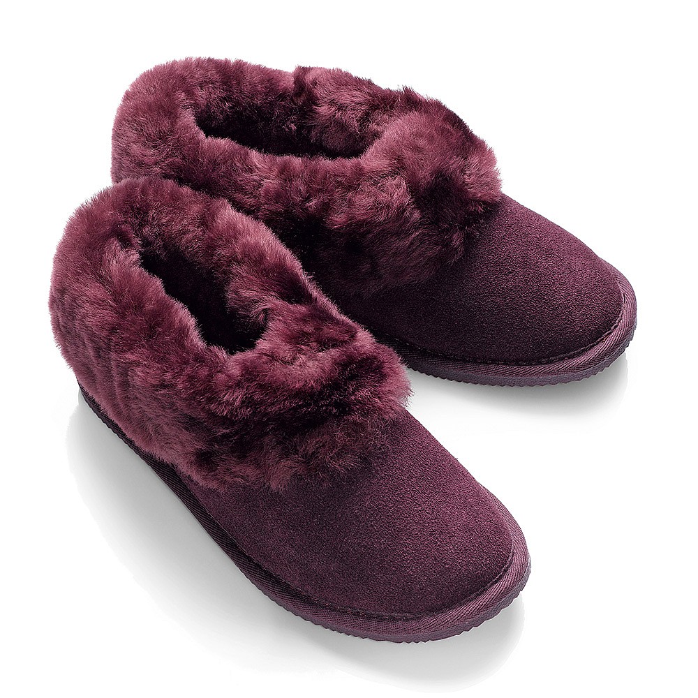 sheep skin boot slippers