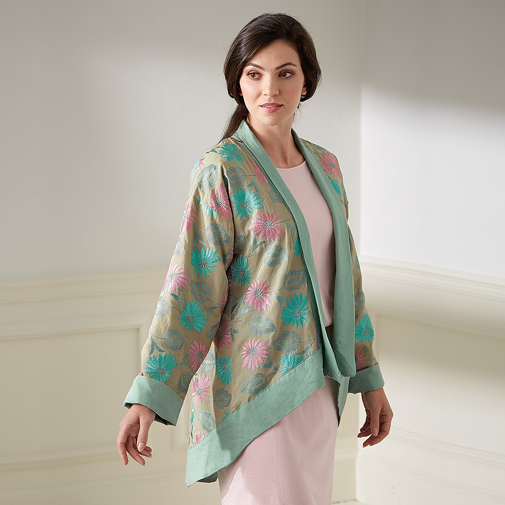 floral embroidered clothing