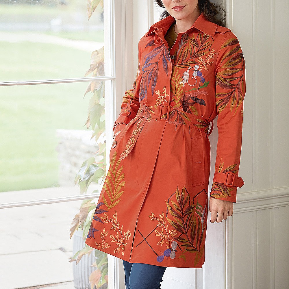 embroidered coat