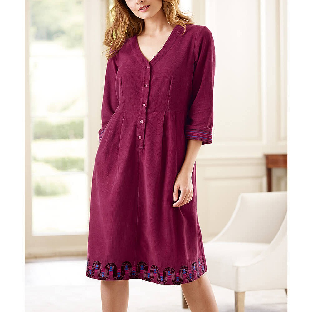 women's embroidered dress