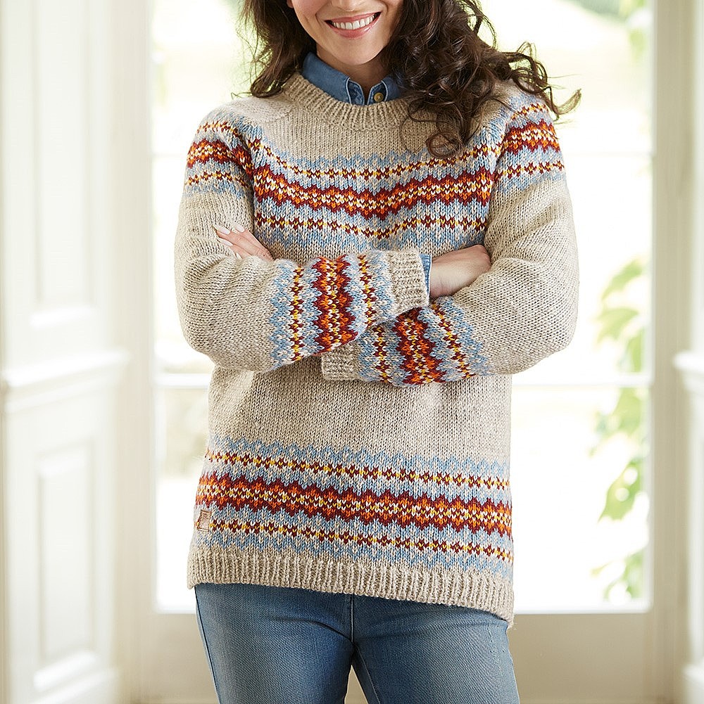 womens fair isle sweater uk