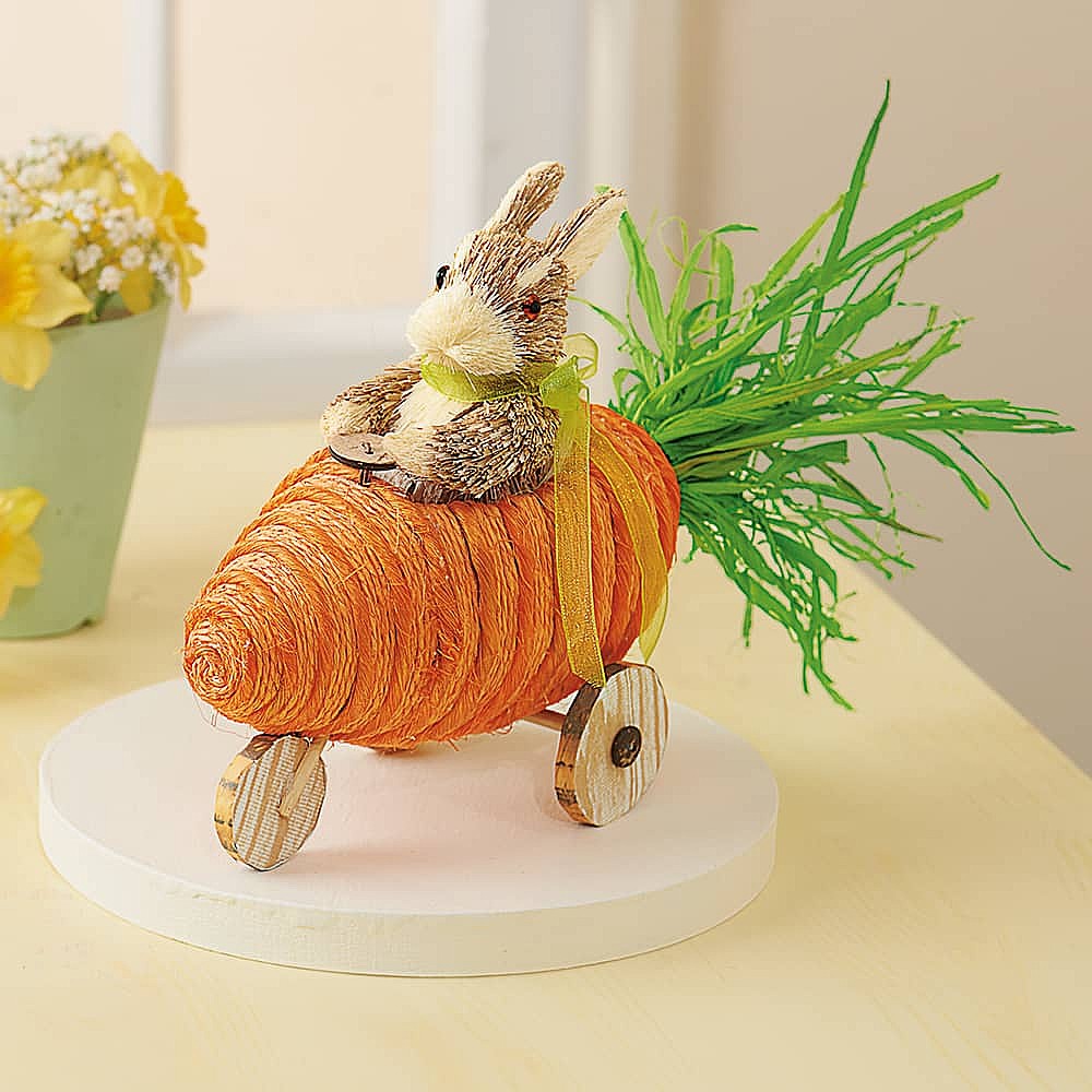 Rhode Island Rabbit With Carrot Car