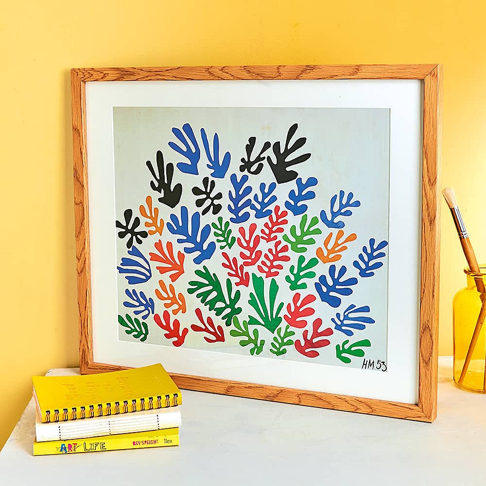 Lithographie Signée Henri Matisse 'La Gerbe' - 1958, Originale, 35x26 Cm - Bonne Condition A+