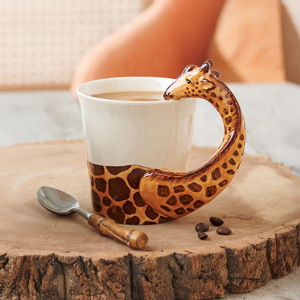 Brown Masai Mara Giraffe Mug Culture Vulture Reviews | Culture