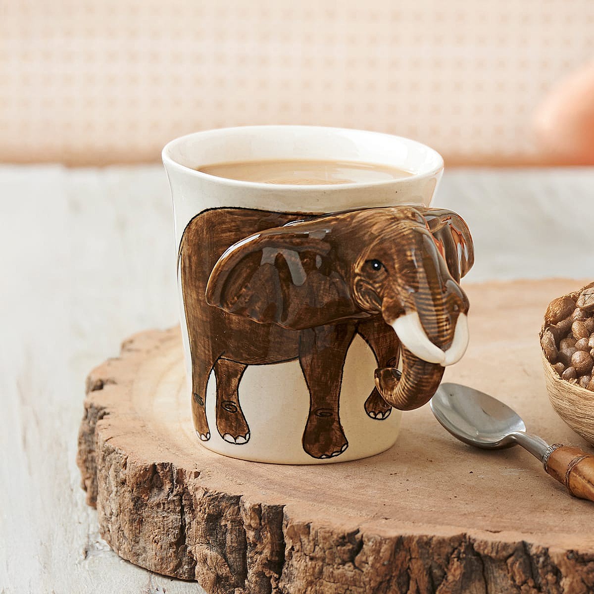 Grey Masai Mara Elephant Mug | Culture Vulture