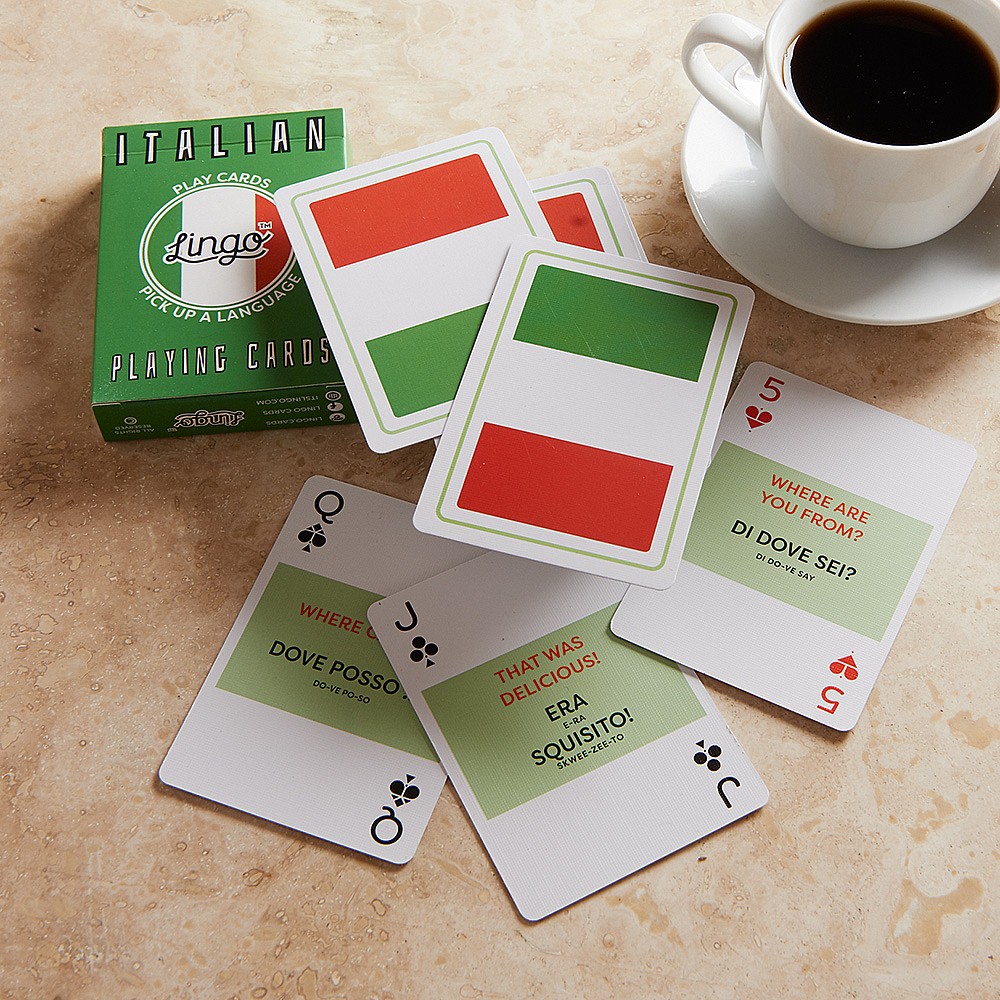 Image of Italian Lingo Playing Cards