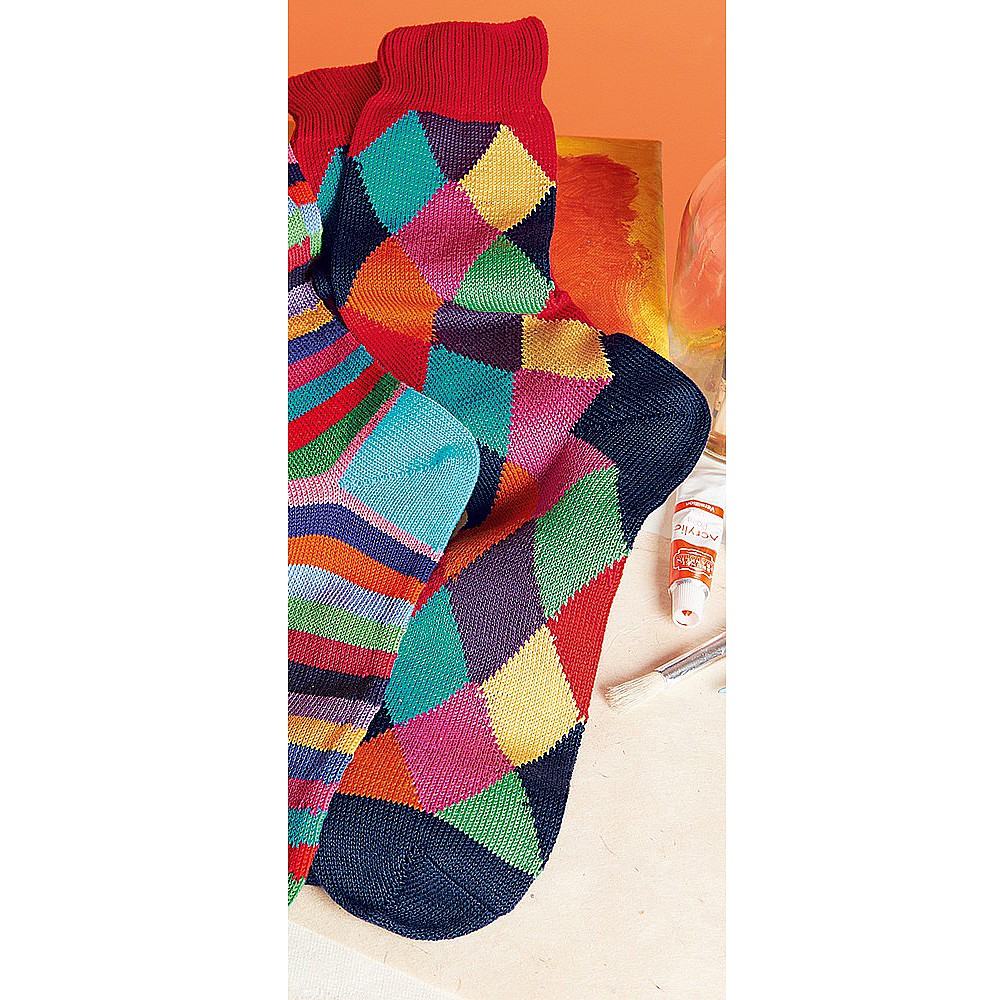 Image of Harlequin Cotton Socks