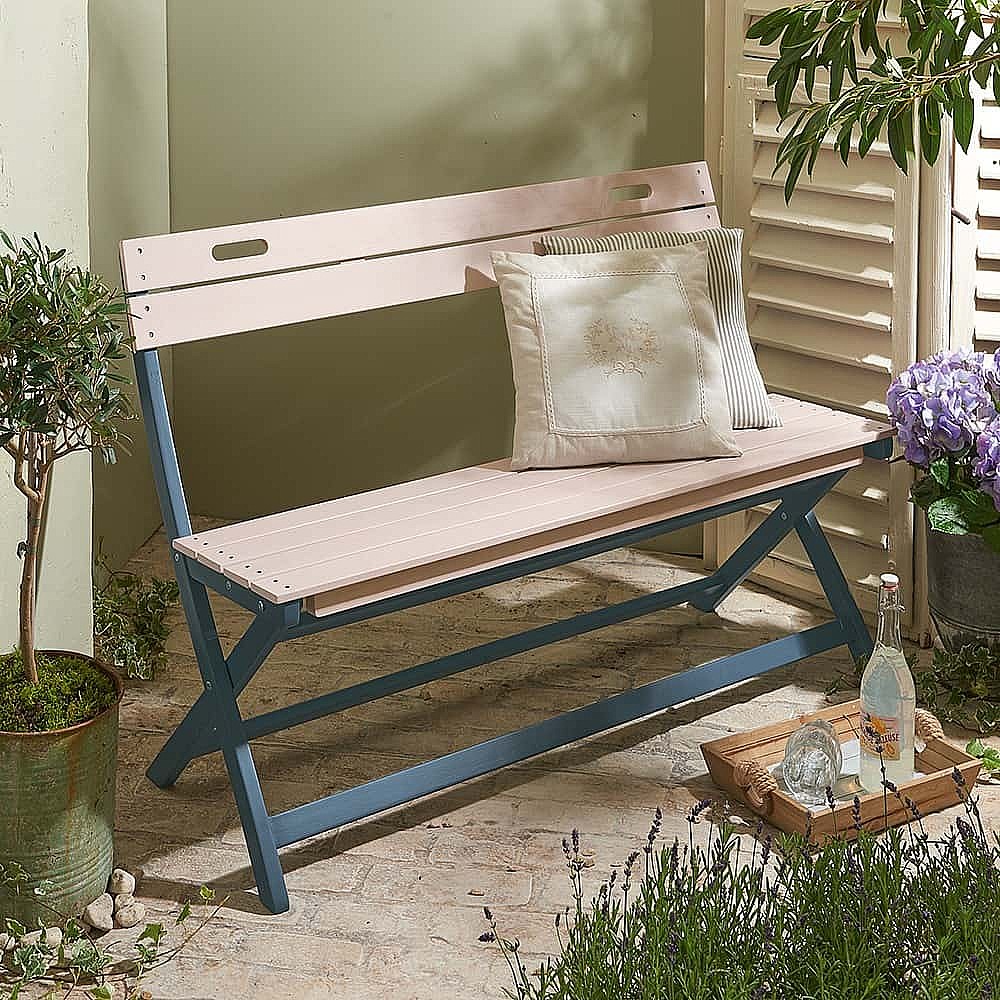 Arles Folding Bench Outdoor Entertaining Culture Vulture