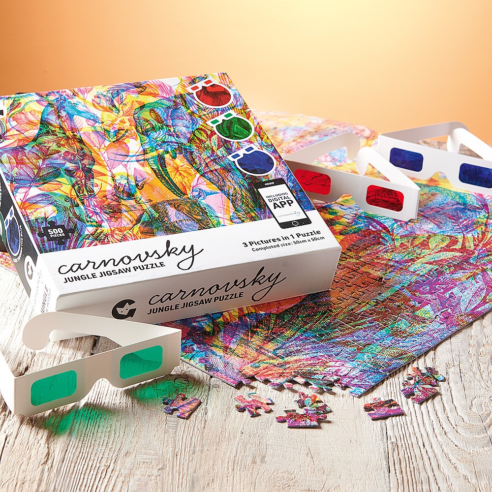 Image of 3&shy;in&shy;1 Jungle Jigsaw