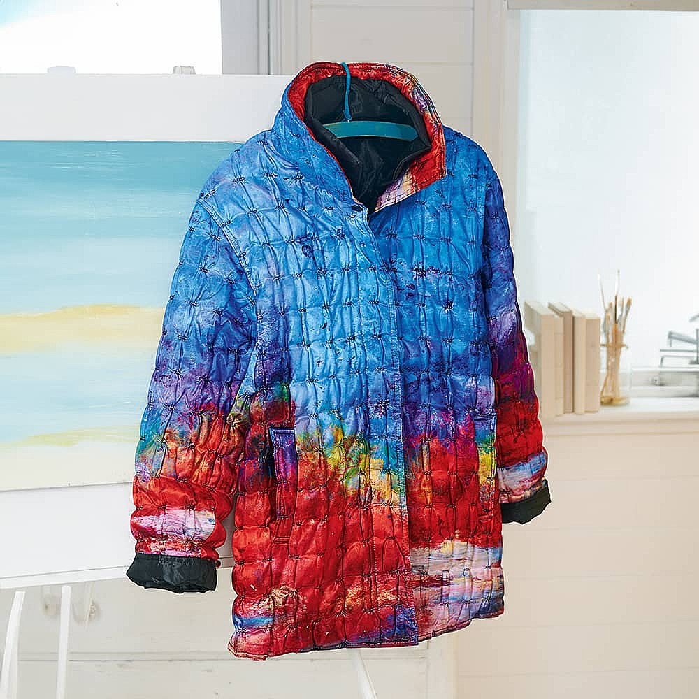 Abstract Reversible Raincoat Culture Vulture
