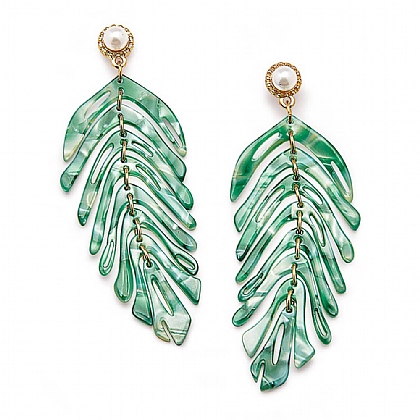 Rooster Totumo Earrings – Handcrafted Statement Jewellery main image 0
