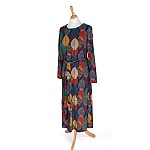 cece ruffle halter dress Cecily Scarf Halter Mini Dress | Blue Floral | Womens main image 1